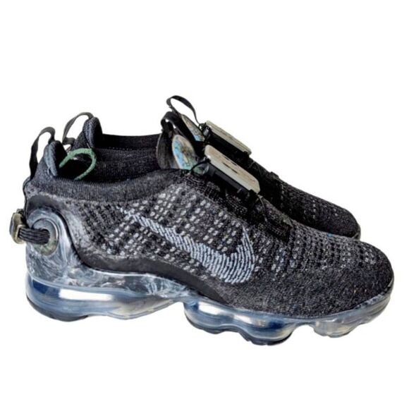 NIKE Air VaporMax 2020 Flyknit "Blk Dark Grey' Running Shoes Size 5Y/W6.5 - Picture 2 of 14